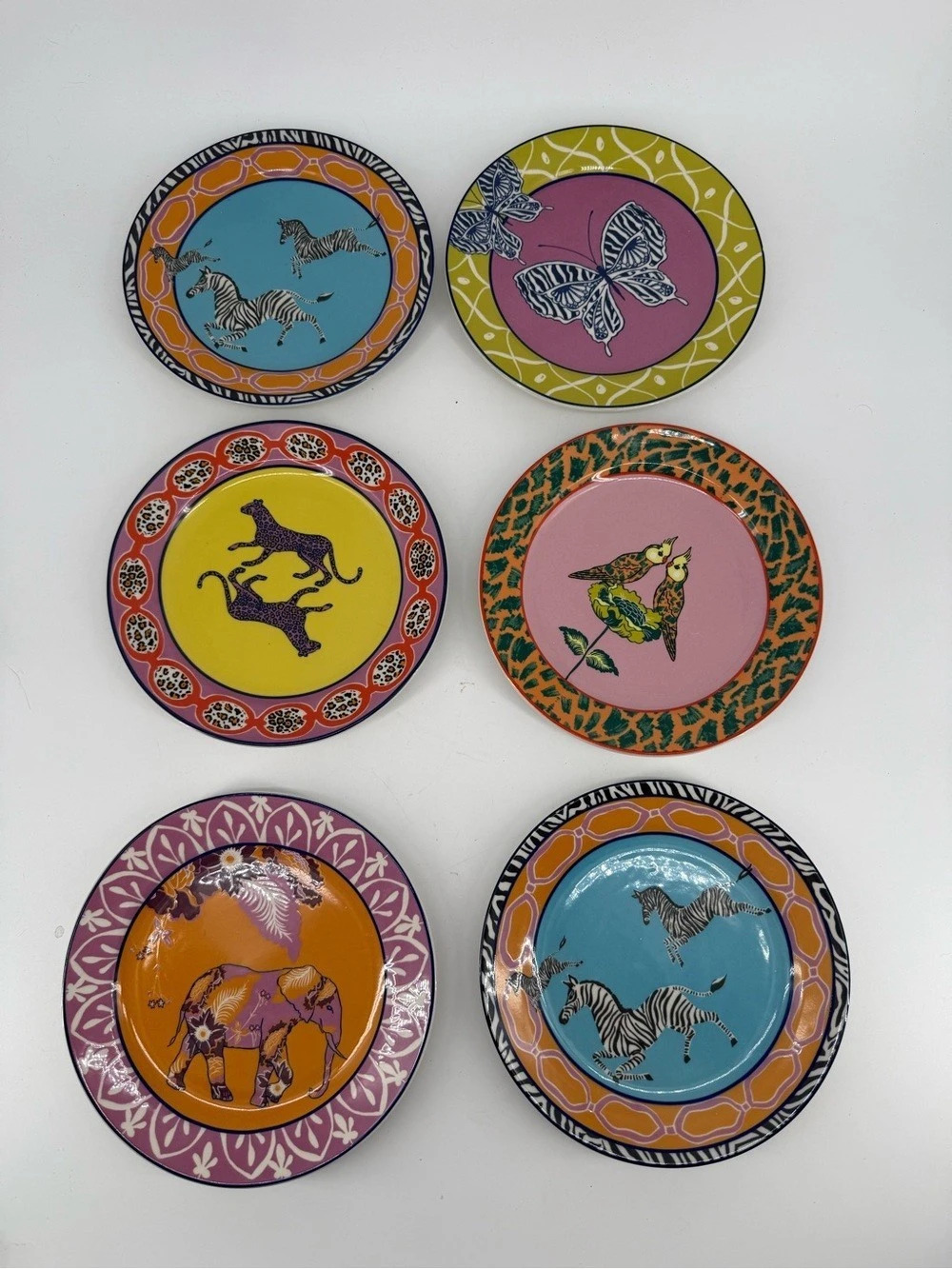 Anthropologie Haveli Dessert Plate Set - Qty 6